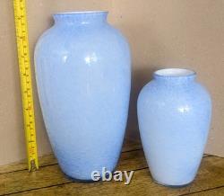 Vases à fleurs en verre art de la ligne Studio Lustre Glaze de Royal Brierley