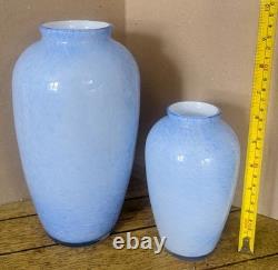 Vases à fleurs en verre art de la ligne Studio Lustre Glaze de Royal Brierley