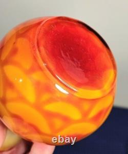 Vases en verre artistique moderne du milieu du siècle Elme Glasbruk conçus par Carl-Olof Borgarp