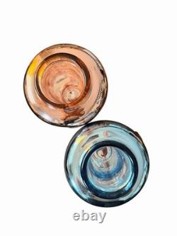 Vases en verre hauts et rares Pulpo Container par Sebastian Herkner (lot de 2)