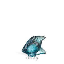 Véritable sculpture de poisson en cristal Lalique (vaste gamme de couleurs disponible)