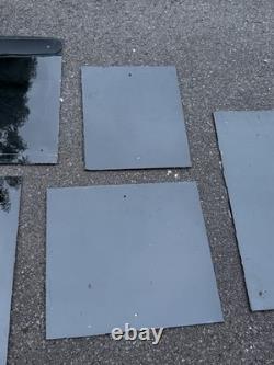 Véritables chutes de carreaux en verre Vitrolite jade Art déco