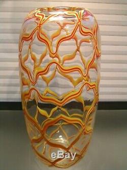 Verre Grand Art Vintage Murano Vase Résumé Net Design