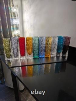 Verre Whitefriars 8 Clous 9808 Aubergine