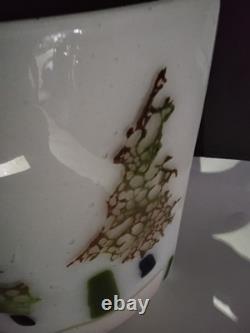 Verre d’art studio bougie vague