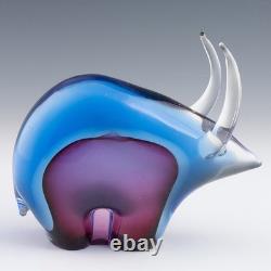 Verre de Murano Buffalo attribué à Livio Seguso années 1970