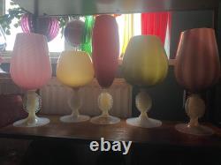 Verre empoli stelvia à pied en cameo des années 1960