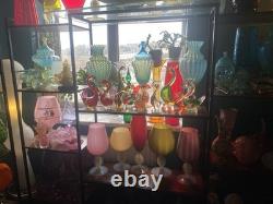 Verre empoli stelvia à pied en cameo des années 1960