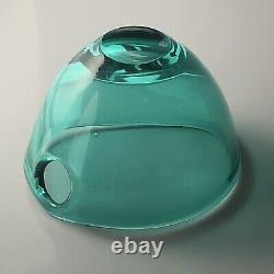 Very Rare Pierced 1958 Blenko Wayne Husted Vase/bowl Fabriqué Pour 1 An Seulement