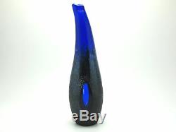 Vintage Alunissage Kosta Boda Monica Backstrom Art Glass Vases Rares Pl4378