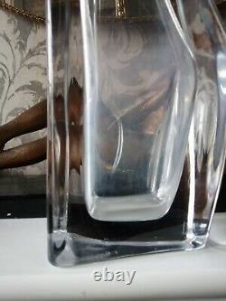 Vintage Art Déco Daum Cristal Lourd (4kg). Vase En Verre. Signé