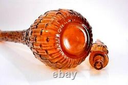 Vintage Empoli Glass Genie Bouteille Italienne Decanter Art Vase Circa 1960