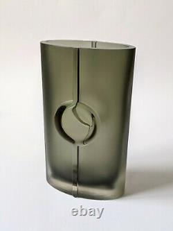 Vintage Glas Vase Tapio Wirkkala Iittala Modèle 3307 Art Glass Signiert 60er