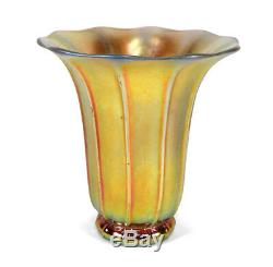 Vintage Steuben Or Aurene Iridescent Art Shade Shade Vase Forme De Vase 913