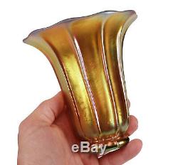 Vintage Steuben Or Aurene Iridescent Art Shade Shade Vase Forme De Vase 913