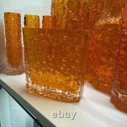 Whitefriars Tangerine à front courbé clouté 9685