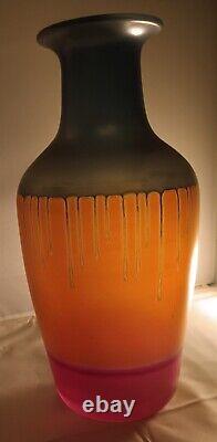 Wmf'la Galleria' Art Glass Vase 1980's