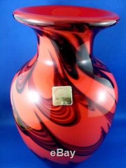 Wow Très Rare Vintage Dolphin Glass Japon Verre Art Verre Cristal Épais Et Épais