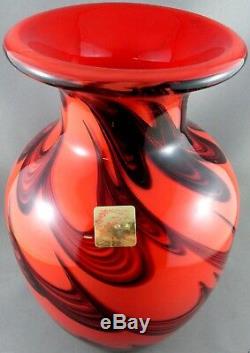 Wow Très Rare Vintage Dolphin Glass Japon Verre Art Verre Cristal Épais Et Épais