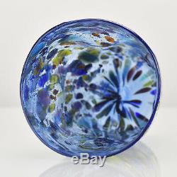Zecchin Murano Glass Art Vase Murrine Millefiori Feuille D'or Signé